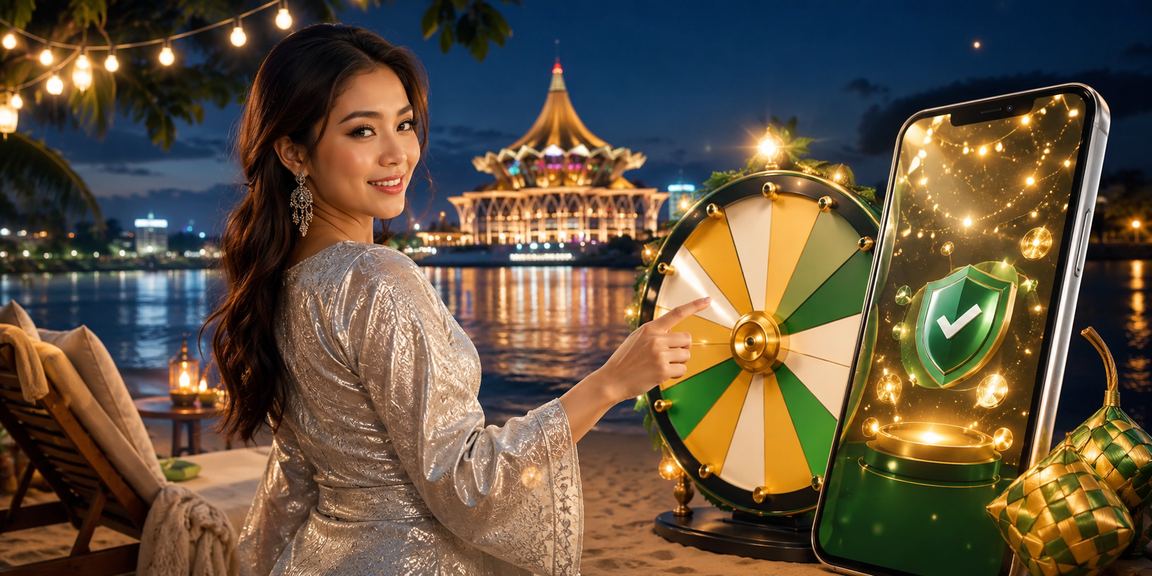 Cabutan bertuah Hari Raya kasino bergaya Melayu di Kuching